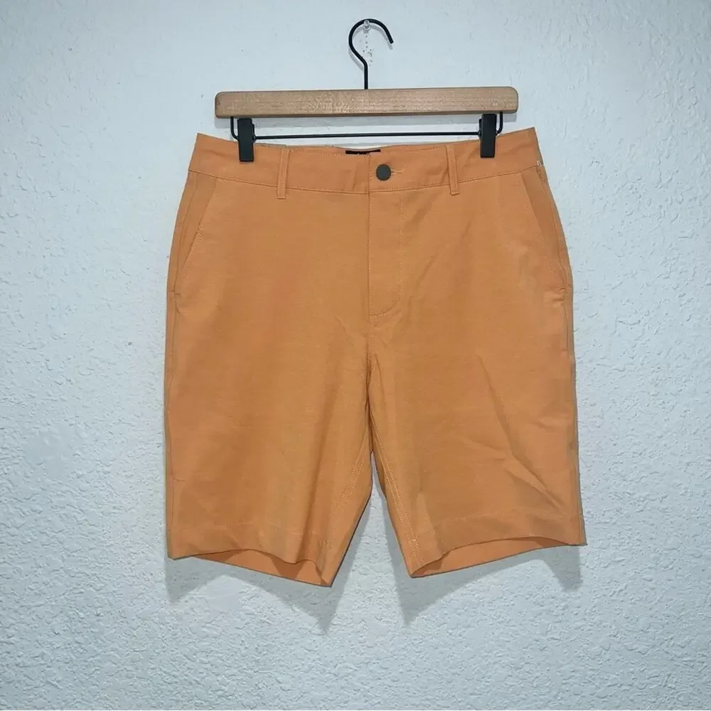 Faherty All Day Short in Orange Size 30 9” Inseam